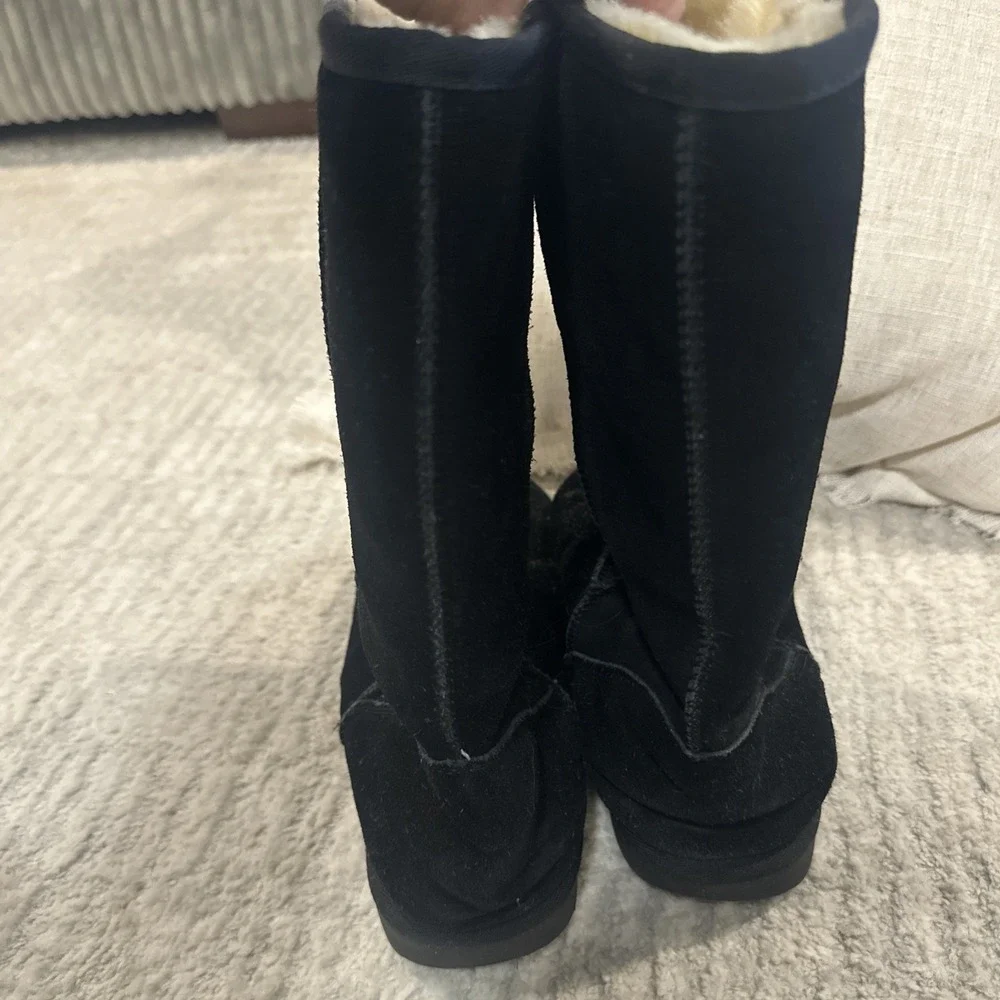 Vepose black suede